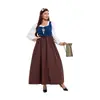 2025 comércio exterior sub-código novo Amazon Europeu tribunal traje medieval retro roupas fazenda período colonial