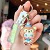 Vestir de dibujos animados Sanrio Kulomi Llavero Muñeco Rígido Llavero para Llaves de Coche Colgante para Bolsa Pequeño Regalo
