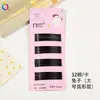 Set de Pinzas para el Cabello de Dibujos Animados Pintura Negra Mate Pinza para Flequillo Cabello 20 Pinzas de Una Palabra En Cajas Pinza Lateral Simple A33