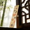 Marcador de Página de Latão Laqueado de Alta Qualidade Estilo Chinês com Design Clássico em Metal, Requintado e Criativo para Alunos do Ensino Fundamental