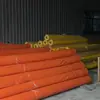 Tecido para Duto de Ar de Mina, Tecido Revestido de PVC, Tecido para Duto de Ar Retardante de Chama e Antiestático, Tecido para Duto de Ar Conectado por Anel de Aço com Zíper