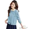 Cárdigan de punto con cuello de muñeca para mujer, estilo nuevo para Primavera y Otoño 2025, chaqueta suéter corta con solapa