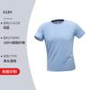 Camiseta de verano de secado rápido con logotipo personalizado para deportes al aire libre, running, cuello redondo, impresión DIY, ropa de trabajo para hombres y mujeres, mangas cortas