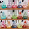 Vidro Luminoso Concha Pérola Garrafa Flutuante Garrafa Ara Gorducha Garrafa de Frutas Resina Artesanal Pingente de Bolsa de Chave