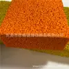 Hoja de Goma y Plástico Naranja Altamente Elástica Material de Esponja de Espuma de Goma Hoja de Goma de Silicona Industrial Impermeable y Resistente a la Corrosión