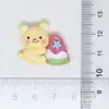 Série Urso de Manteiga Desenho Animado Acessórios DIY Acessórios de Cola Cremosa Capa de Celular Presilha de Cabelo Faixa de Cabelo Pingente de Chave DIY