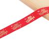Venda Quente Transfronteiriça Bronzing Impresso Natal Fita Decorativa Carta Fita de Poliéster DIY Cinto de Embrulho