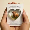 Almohada de Abrazo de Bolsillo para Acampar Modelo Nuevo Transfronteriza Almohada de Abrazo Corazón Decoración Plana de Acrílico Regalo