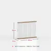 Caja de Almacenamiento para Pines de Acrílico, Caja a Prueba de Polvo, Almacenamiento con Múltiples Compartimentos para Pines y Accesorios