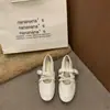 Tendencia de Temperamento Estilo Extranjero Zapatos de Salón de Tacón Bajo para Mujer 2026 Hebilla Única Zapatos de Abuela Punta Redonda Tacón Plano Estilo Coreano Retro Mary Janes