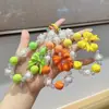 Nova corrente de celular com laço de miçangas inspirada na dopamina, um acessório fofo e estiloso para bolsas, e um chaveiro de carro doce e legal para meninas