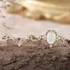 Anillo para Mujer Sanjie New Yiwu Transfronterizo Ins Encaje de Diamante Estilo Retro de Corte con Anillo Aobao