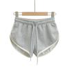 Estilo Americano Retro Costura Doble Color Ropa Exterior Pantalones Cortos Deportivos Mujer Sencillo Deportes Yoga Fitness Casual Hogar Pantalones Cortos Ajustados