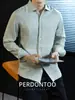 100% Linho Algodão! Antibacteriano Natural Amigo da Pele Cor Sólida Camisa Masculina Verão Fina Respirável Casual Manga Longa