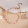 Pulsera de perlas mixtas con cuentas redondas de colores, elegante y sencilla, importada, con cuentas de arroz MIYUKI, ajustable, para exteriores, combina con todo.