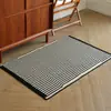 Felpudo moderno minimalista de alta gama para entrada, alfombra antideslizante resistente al desgaste para recibidor de casa, alfombrilla para dormitorio y estudio