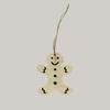 Copos de nieve navideños tallados, fichas de madera, decoraciones caseras DIY en stock al por mayor, colgante sencillo de madera de copo de nieve navideño