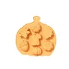 Molde para Pastel de Silicona de Grado Alimenticio Transfronterizo, Molde para Jabón Artesanal de Hojas de Calabaza del Festival de la Cosecha, Molde Frío para Hornear DIY