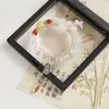 ¡Dulces Burbujas! Pulsera Simple con Cuentas Transparentes para Mujer 2025 Nueva Pulsera de Hada estilo ins Han Feng Frío