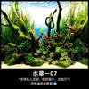 Adesivo de fundo para aquário plantas aquáticas HD figura 3d estereoscópico paisagismo adesivo para aquário fábrica de origem pintura decorativa atacado