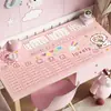 Alfombrilla de escritorio con diseño femenino, ecológica, protectora para los ojos, almohadilla protectora para escritorio, mantel especial para escritorios de estudio infantiles