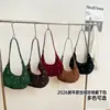 Bolsa Tote de Camurça Retrô para Mulheres 2026 Nova Bolsa de Ombro/Axila de Nicho Bolsa de Mão Transversal com Textura de Alto Padrão