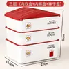 Caja de almacenamiento de ropa interior apilable, a prueba de polvo, multicapa, para uso doméstico, con compartimentos para organizar sujetadores, ropa interior y calcetines