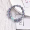 Ins Coreano Celebridad Cibernética Goma Elástica Dulce Cuerda para el Cabello Ondulada de Doble Color Anillo para el Cabello de Felpa Cola de Caballo Accesorios para el Cabello