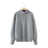 Suéter de Punto Casual de Manga Larga con Cuello Alto a Rayas, Estilo Europeo y Americano Transfronterizo, Moda 2026 1509107