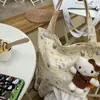 Nova Bolsa de Mão Desenho Animado Bolsa de Lona de Mão de Alto Valor Bolsa Tote Bolsa de Grande Capacidade Nicho Versátil Bolsa de Almoço