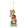 Produto Novo Transfronteiriço 2023 Natal Monstro Peludo Verde Grinch Decorações de Árvore de Natal Enfeites de Carro Decoração de Casa