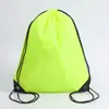 Stock Listo Pantalones de Tela Oxford con Bolsillo de Solapa y Cordón Mochila Deportiva de Almacenamiento Bolsa Impermeable de Fitness Mochila con Cordón para Hombro Se Puede Imprimir con Logo