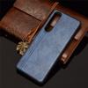 Para funda de teléfono móvil Sony 1 VII funda protectora para teléfono móvil Sony Xperia 10 III patrón de becerro línea de coche 10V