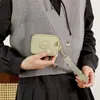 2026 Novo Estilo Casual Versátil Mini Porta-Moedas para Mulheres, Tecido de Nylon Resistente à Água Portátil Pequena Bolsa Quadrada Porta-Chaves Transfronteiriço