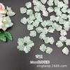 Horquilla Tocado Aretes Material Estilo Antiguo DIY Hoja de Lirio Gota de Agua Flor de Cerezo Zafiro Pétalos Esmaltados Accesorios Dinastía Han para Mujer