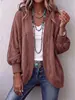 Moda femenina transfronteriza europea y americana 2026 Amazon otoño e invierno nuevo cárdigan de manga murciélago chaqueta holgada abrigo