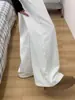 Calça Jeans Branca Wide Leg para Mulheres, Novo Estilo Outono e Inverno, Tamanho Plus Size, Cintura Alta, Emagrecimento, Caimento Solto, Corpo Tipo Pera, Calça Comprida