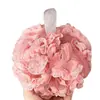 Bolas de Baño Suaves de Encaje y Rosa Flor de Baño Súper Suave No se Desmoronan Bonita Bola de Burbujas Red de Espuma de Baño Esponja Bola