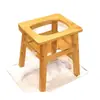 Banqueta de madera maciza para inodoro doméstico, Banqueta de madera de ciprés para personas mayores, Banqueta para inodoro para personas con discapacidad, Banqueta de inodoro desmontable y ensamblable, Banqueta para inodoro de sentadilla, Taburete de madera