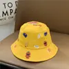 Chapéu infantil primavera e outono chapéu de pescador de bebê menina bebê fino menino moda 1-2-3 anos 4 fofo super fofo verão