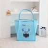 Bolsa de playa impermeable de dibujos animados para natación, fitness, gran capacidad, bolsa de almacenamiento, bolso de mano casual de moda, portátil, de malla, transparente