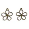 Accesorios para Joyería DIY Transfronterizos al por Mayor Colgantes de Flor Hueca Coloridos Collares Pulseras Aretes Colgantes Materiales Hechos a Mano
