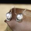 Nuevos Pendientes de Fruta Hueca de Granate para Mujer Pendientes de Joyería de Plata S925 Transfronterizos Antiguos