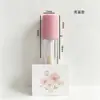 Mini tubo vacío de brillo de labios de 1 ml para DIY de color de labios, aceite labial, brillo de labios, botella de muestra portátil con aplicador y tapa multicolor