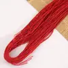 Banda elástica redonda de 0.8-2.0 mm, cordón elástico de látex colorido para joyería, manualidades hechas a mano y pulseras