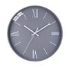Reloj electrónico estático simple de 12 pulgadas, moderno y versátil para el hogar, ideal para sala de estar, con hora precisa y segundos de barrido, de cuarzo.