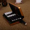 Superventas Lai Fu Aleación de Aluminio Paquete de 10 Xiaofuwang Automático de un Solo Toque Empujador Encendedor de Cigarrillos, Portátil, Anti-Presión, Creativo al por Mayor