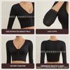 Ropa interior europea y americana ajustable con hebilla frontal, con mangas, sin aro de acero, sin esponja, a prueba de impactos, chaleco para correr, ejercicio, fitness, yoga para mujer