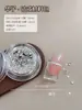 Kit de Anillo de Pedrería y Materiales de Diamante para Uñas de Moda, Nuevos Diamantes Redondos Brillantes de Fondo Plano y Perlas de Acero para Decoraciones de Uñas al por Mayor