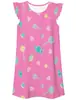 Verão Europeu e Americano Transfronteiriço Impressão Digital 3D Doce Candy Namorado Gourmet Casual Meninas Manga Voadora Roupa de Dormir para Casa